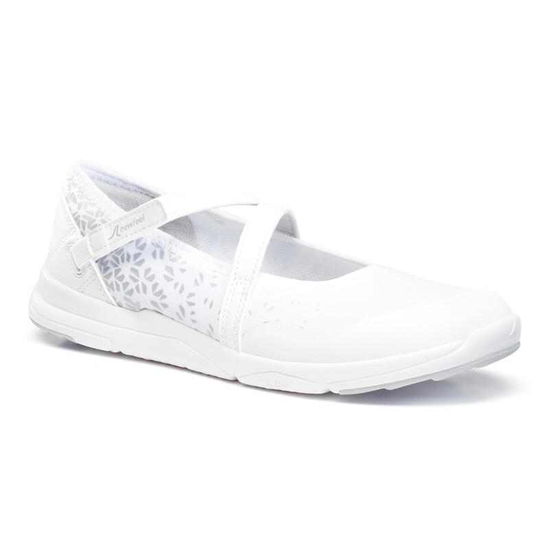 BALLERINES DE MARCHE URBAINE FEMME PW 160 BR'EASY NOIR