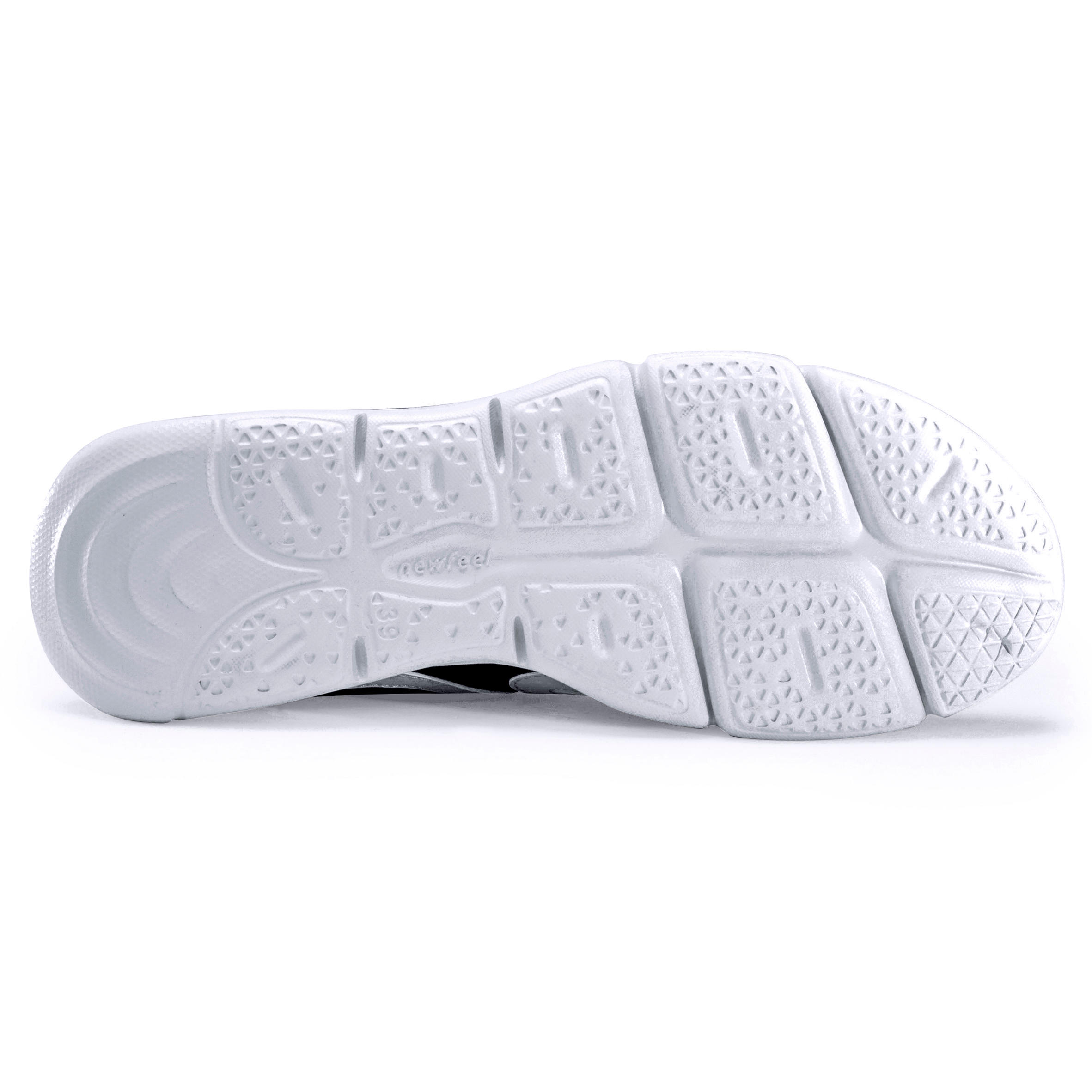 PW 120 WOMEN'S FITNESS WALKING SHOES - BLACK/WHITE 5/21