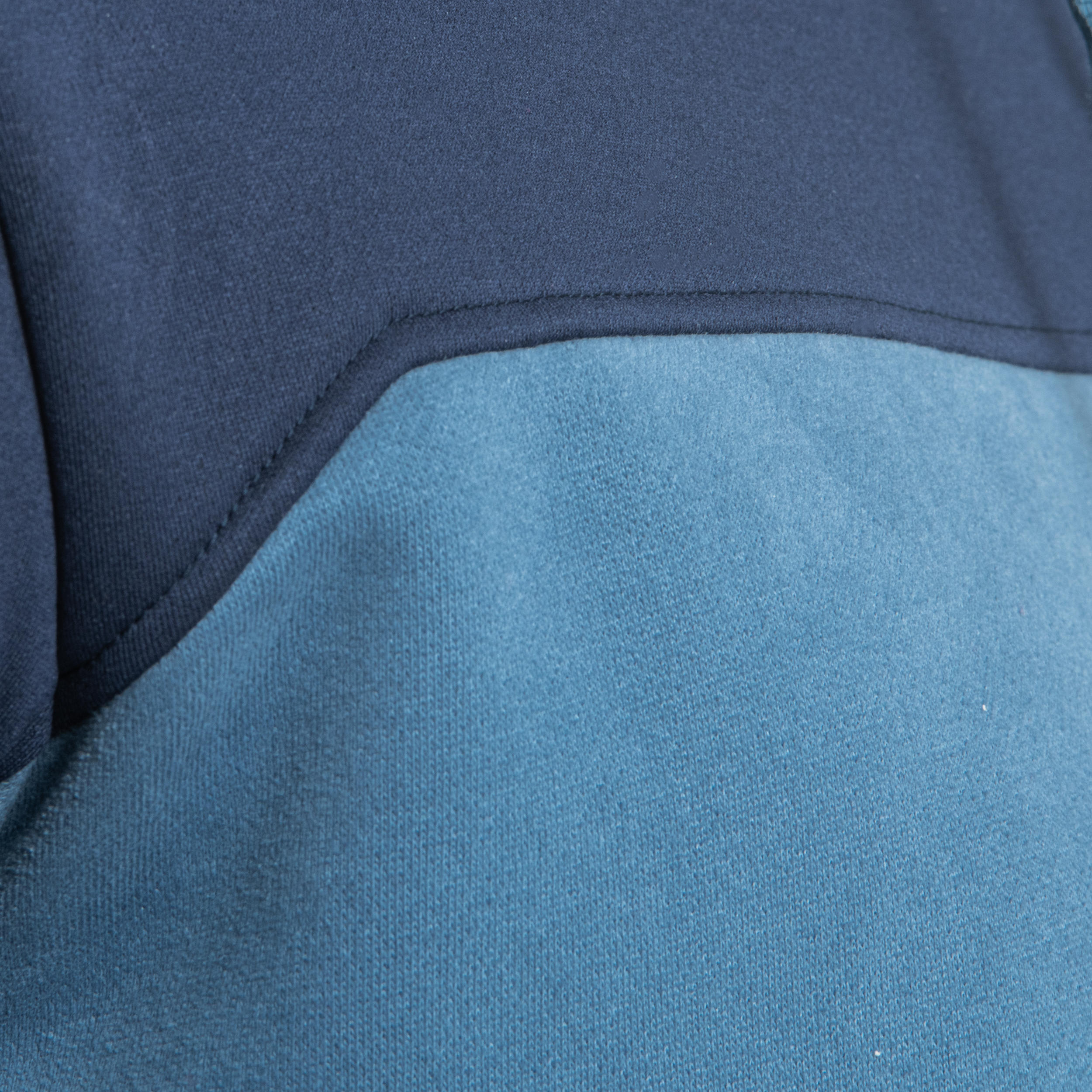 Men's Rugby Hooded Sweatshirt R500 - Blue 4/10
