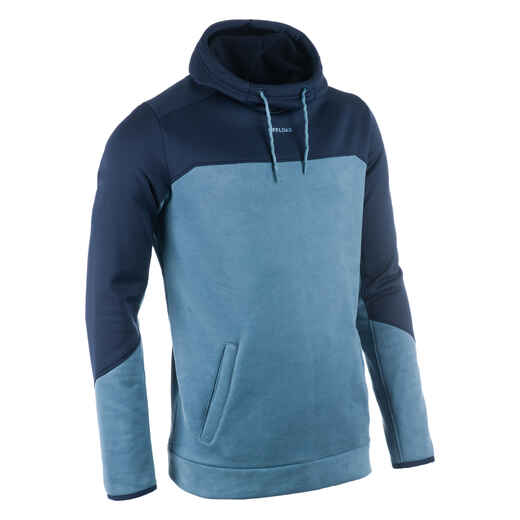 
      Rugby-Hoodie Kapuzen-Sweatshirt R500 Herren blau
  