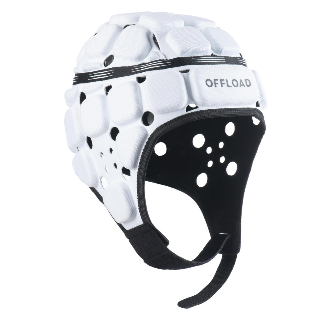 Rugby-Kopfschutz R900 Erwachsene weiss