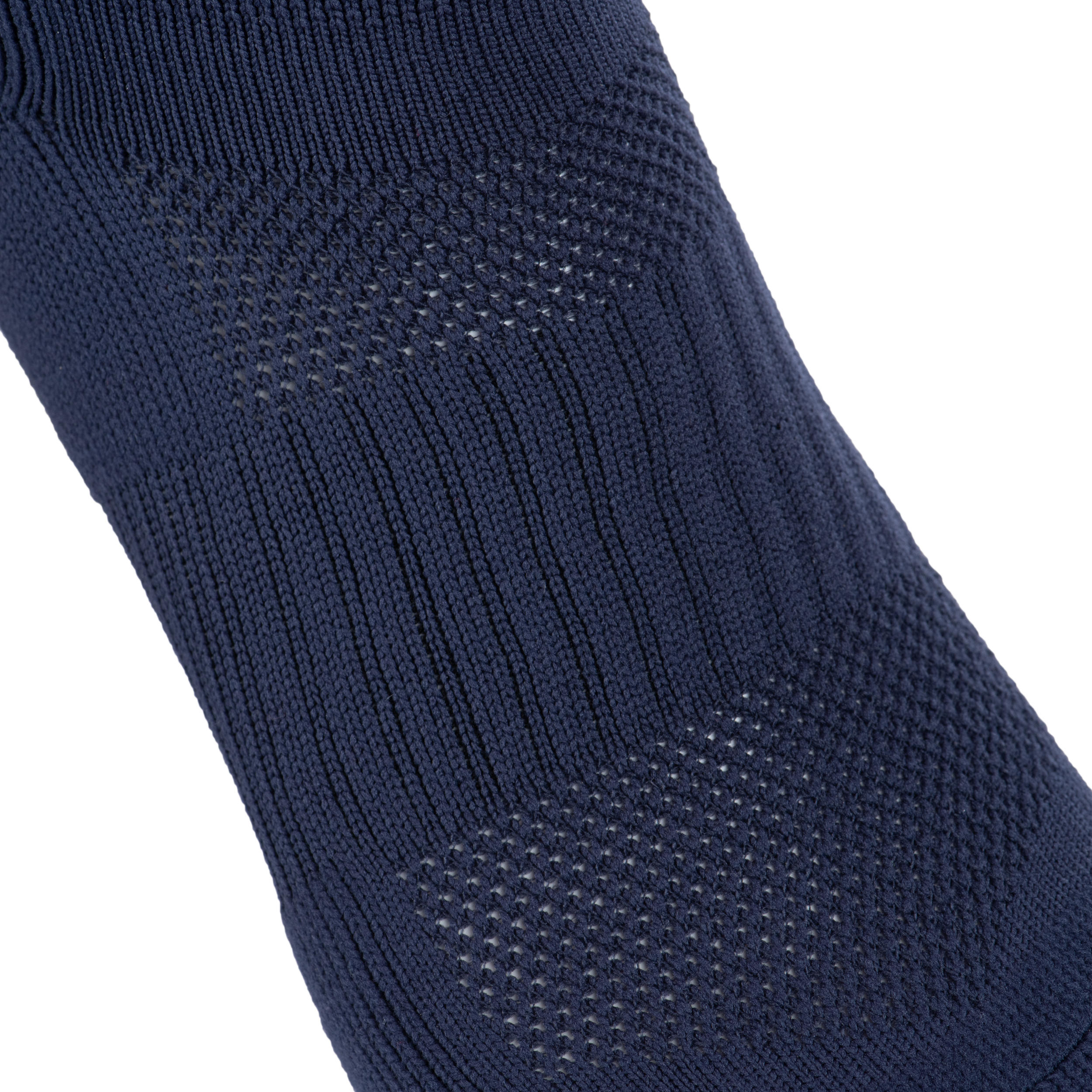 Women's Rugby Socks R500 - Coral/Navy Blue 5/5