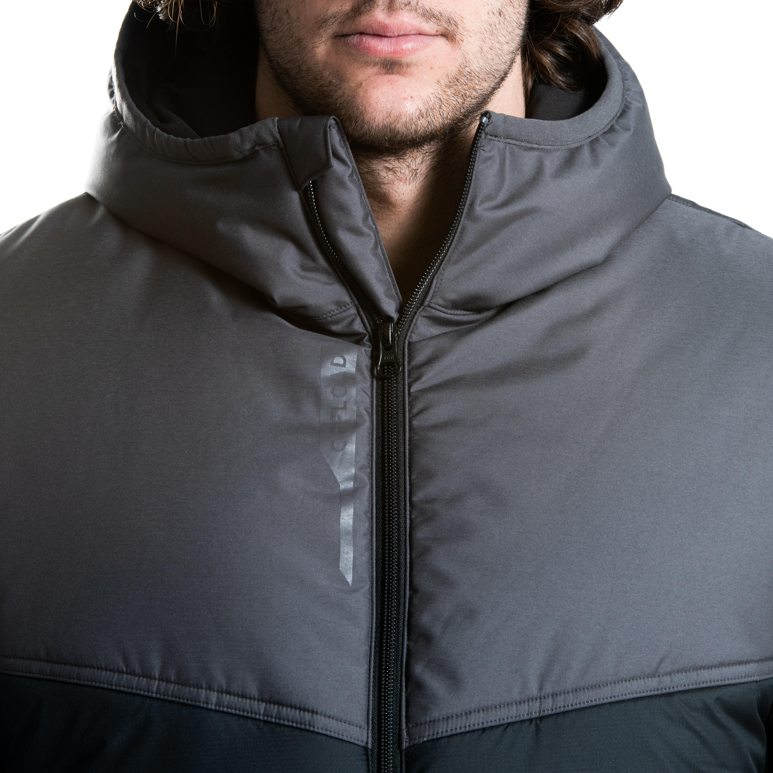 Adult Rugby Club Coach Short Parka R500 - Black 7/13