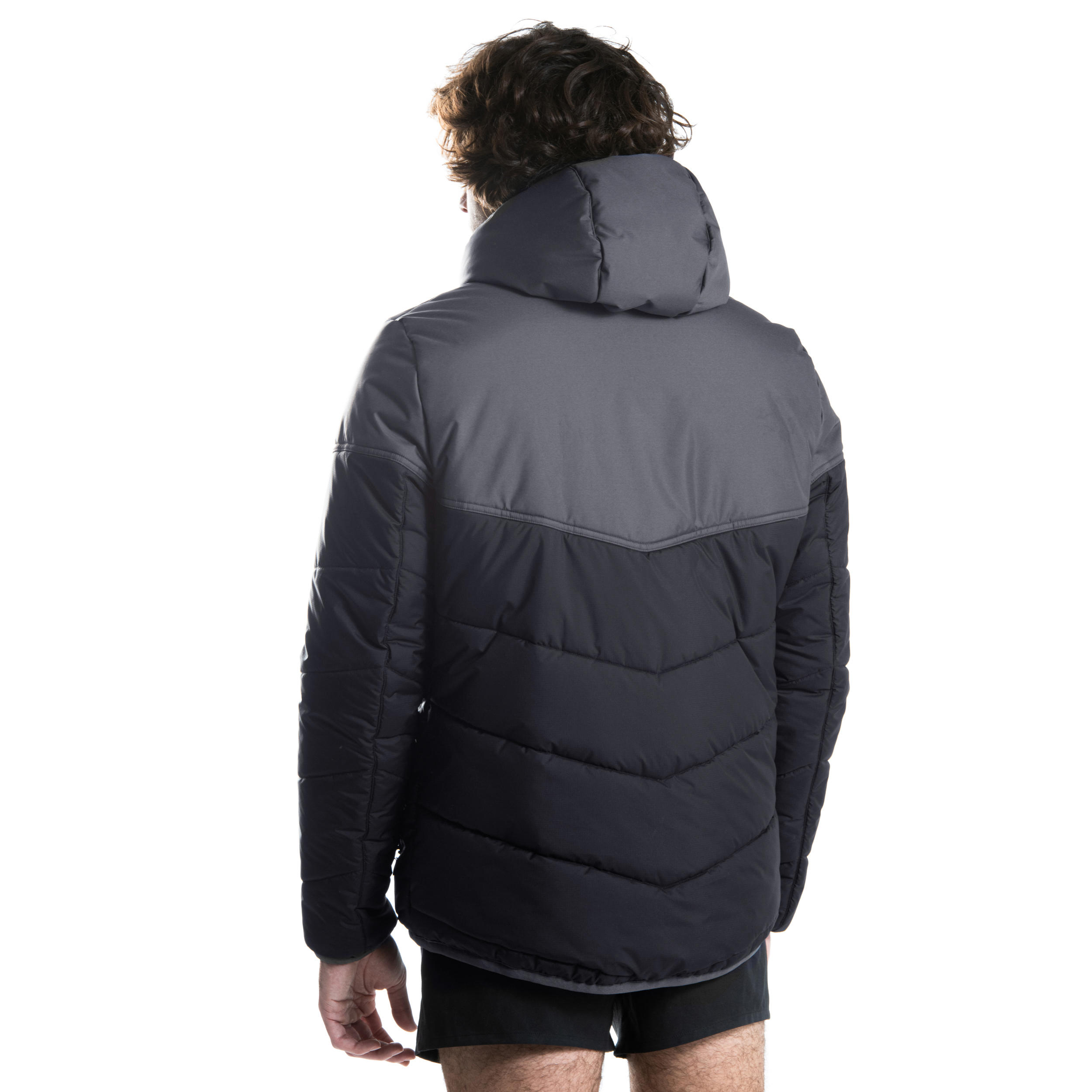 Adult Rugby Club Coach Short Parka R500 - Black 5/13