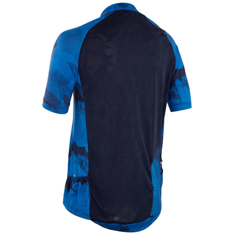 Short-Sleeved Mountain Bike Jersey ST 500 - Blue