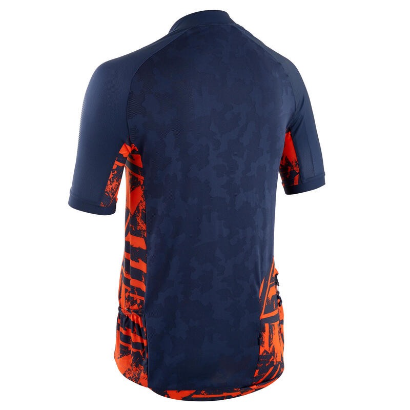 MAILLOT MANCHES COURTES VTT ST 500 BLEU HOMME