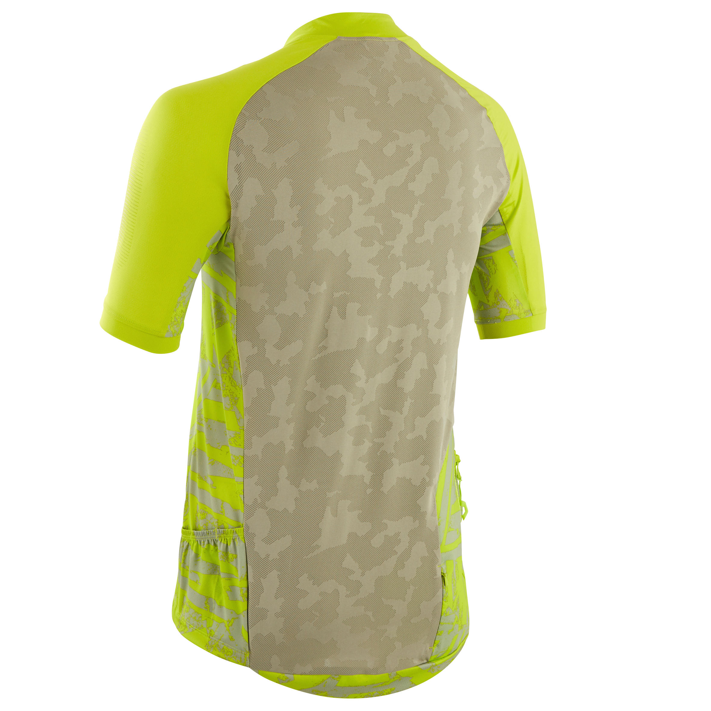 Short-Sleeved Mountain Biking Jersey ST 500 - Yellow 2/7