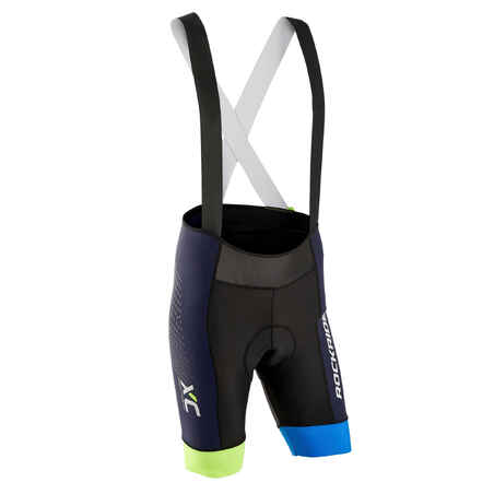 Badana con tirantes ciclismo mtb  para Hombre	Rockrider Xc marathon negro