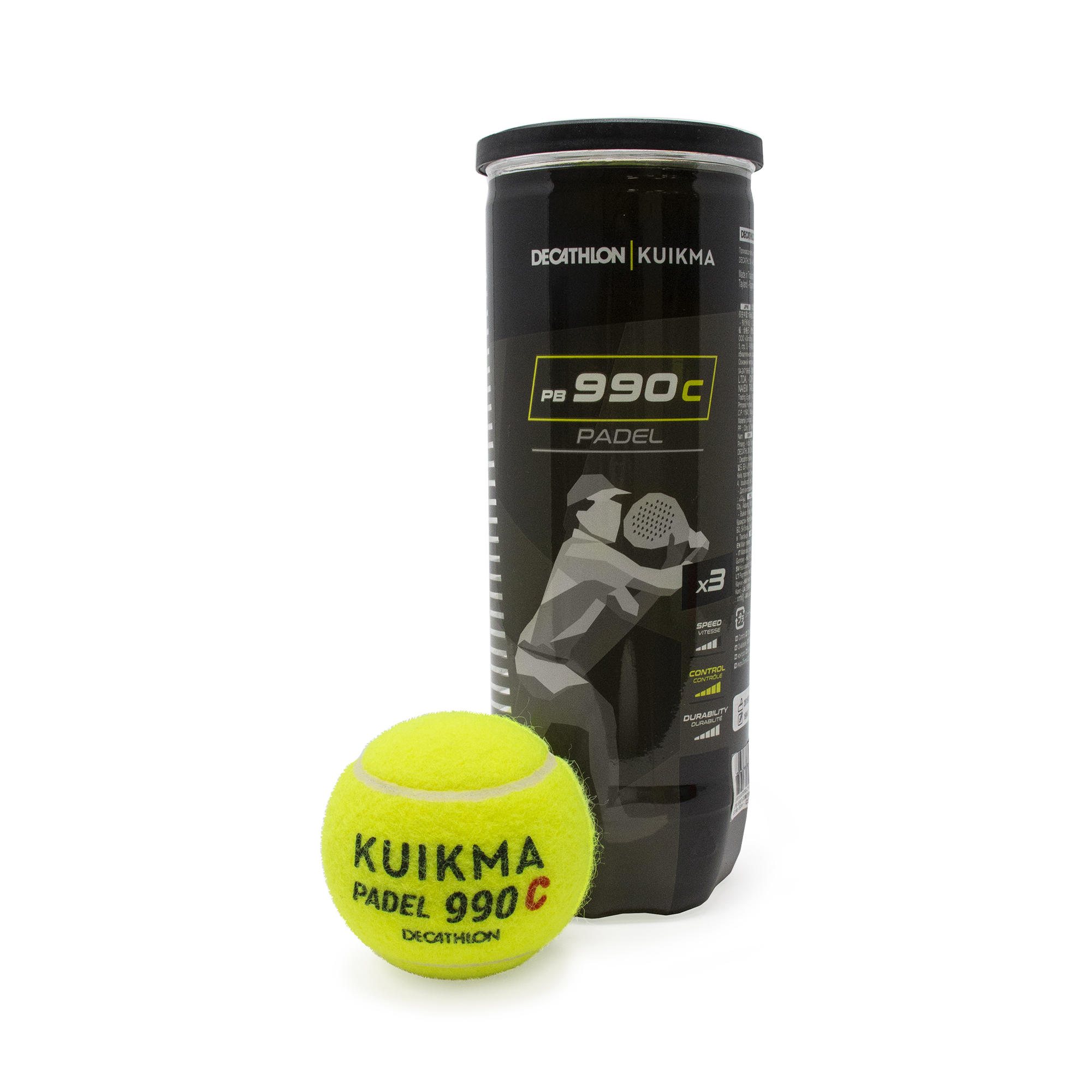 Padel Ball PB 990 Control Tri-Pack 1/3