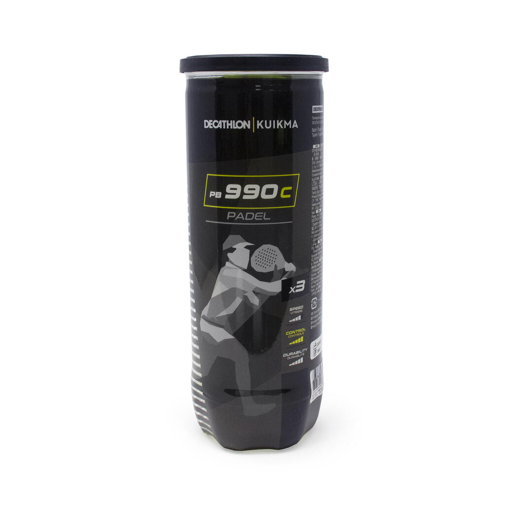 LOPTICA ZA PADEL PB 990 CONTROL - PAKOVANJE OD 3 KOMADA
