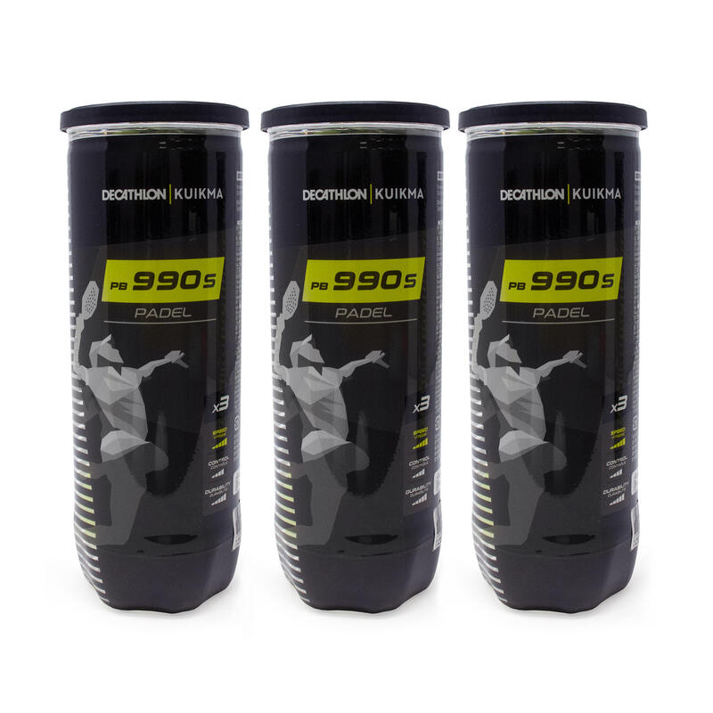 PADEL BALLE PB 990 SPEED * 3 TRIPACK