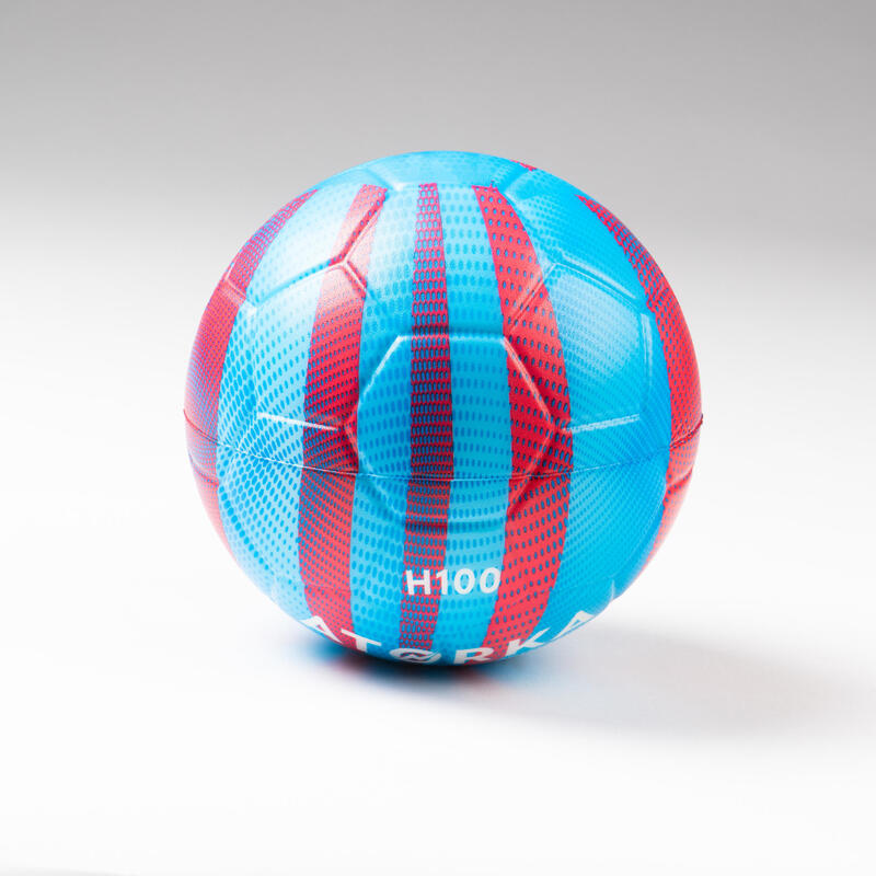 Kids' Beginner Handball Ball H100 Blue/Red ATORKA Decathlon