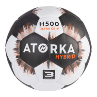 Ballon de handball homme H500 T3 noir/gris