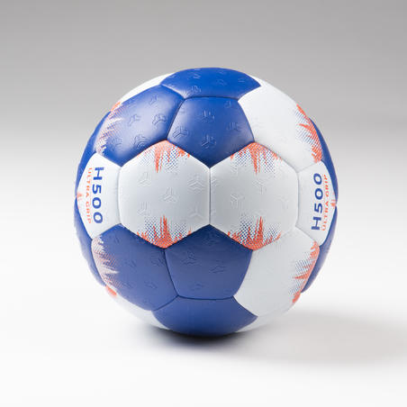 Гандбольний м'яч H500, гібридний, для дорослих, розмір 2 - Синій/Сірий
