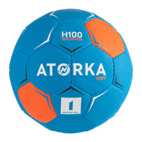 Мяч гандбольный размер 1 детский голубой H100 SOFT Atorka