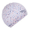 Swimming Cap Silicone Volume Print White Dots