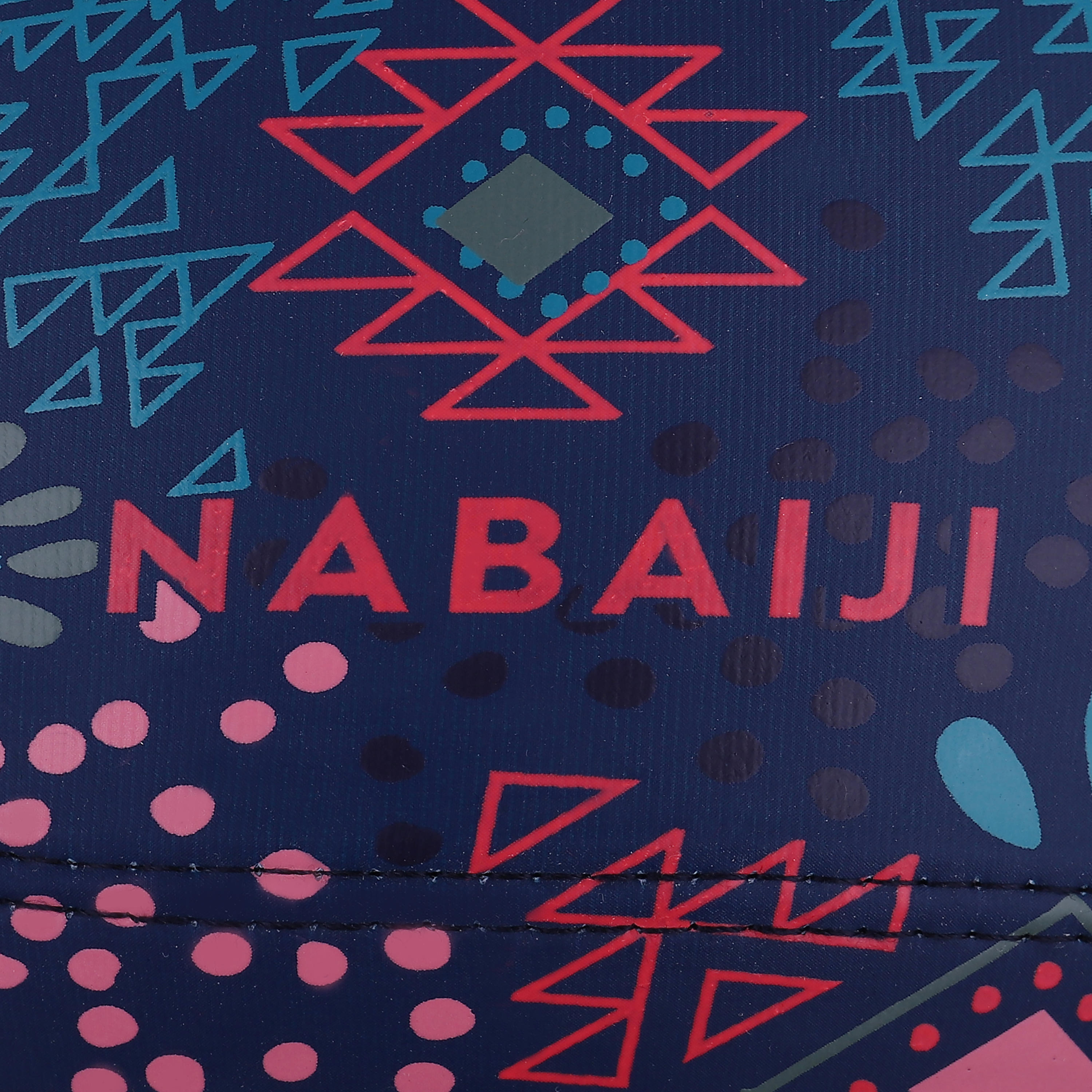 Coated Mesh Swim Cap with Print Size L - NABAIJI