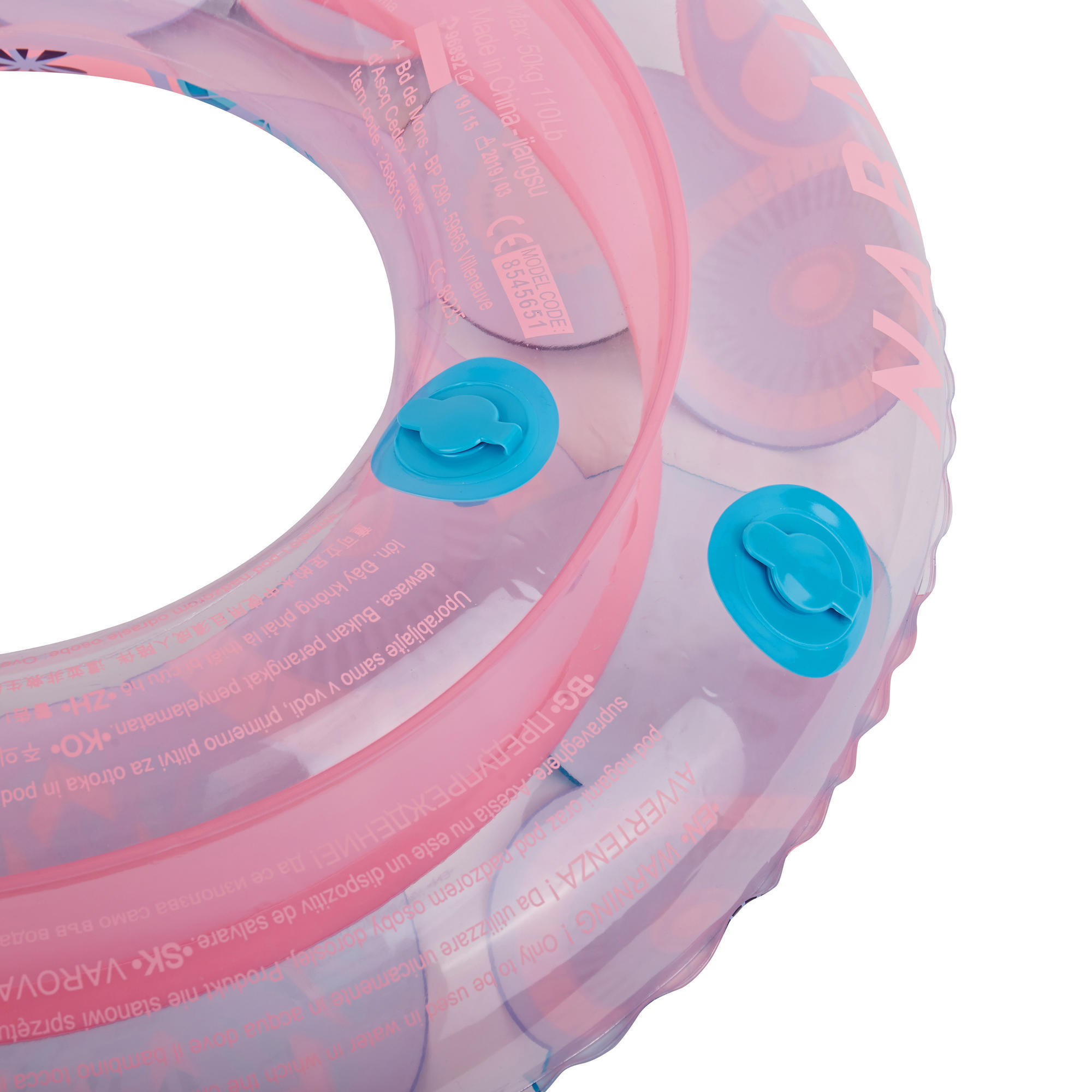 pink baby swim ring