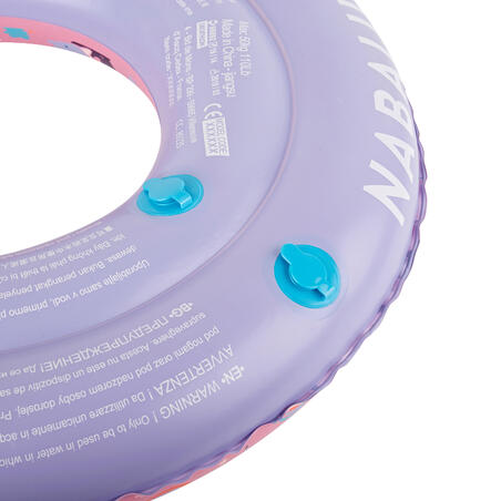 Printed inflatable buoy for kids 6-9 Years 65 cm - Pink
