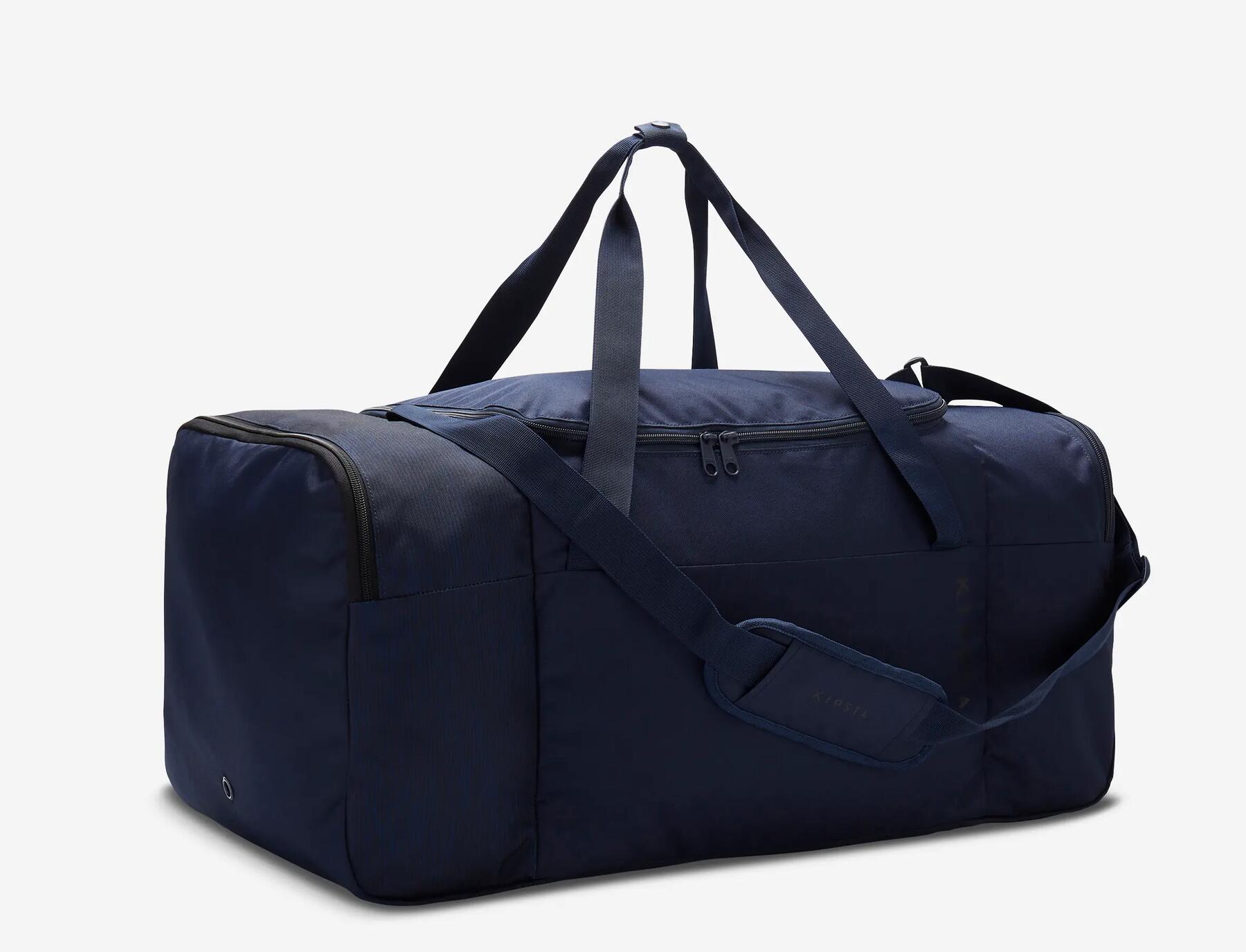 75 litre blue sports duffel bag