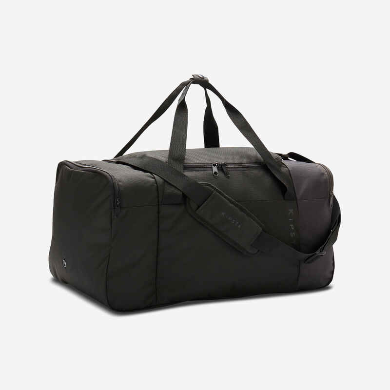 55L Sports Bag Essential - Black - Decathlon
