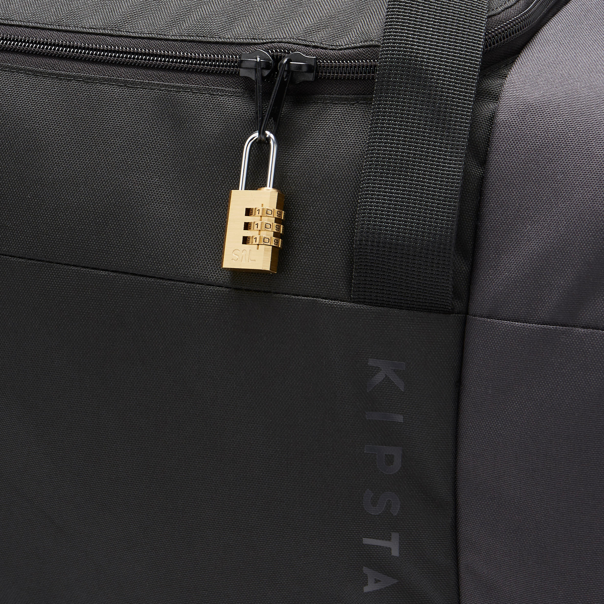 55 L Essential Sports Bag - [EN] graphite grey, [EN] smoked black - Kipsta  - Decathlon