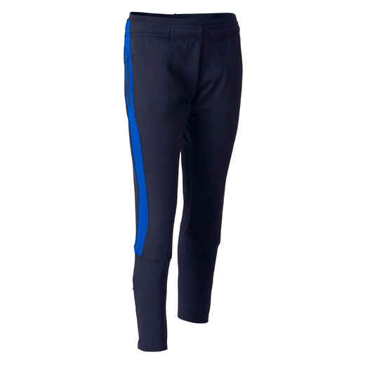 
      Pantalon d'entraînement de football enfant TP 500 [BAS COURTS] bleu et marine
  