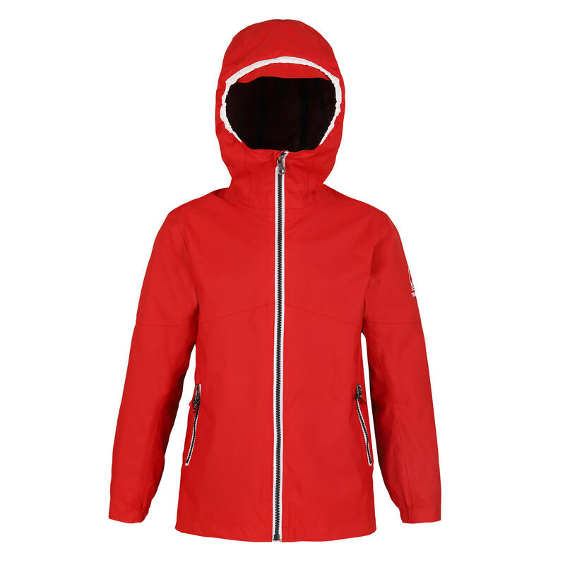 Kid's sailing waterproof jacket SAILING 100 - Red CN