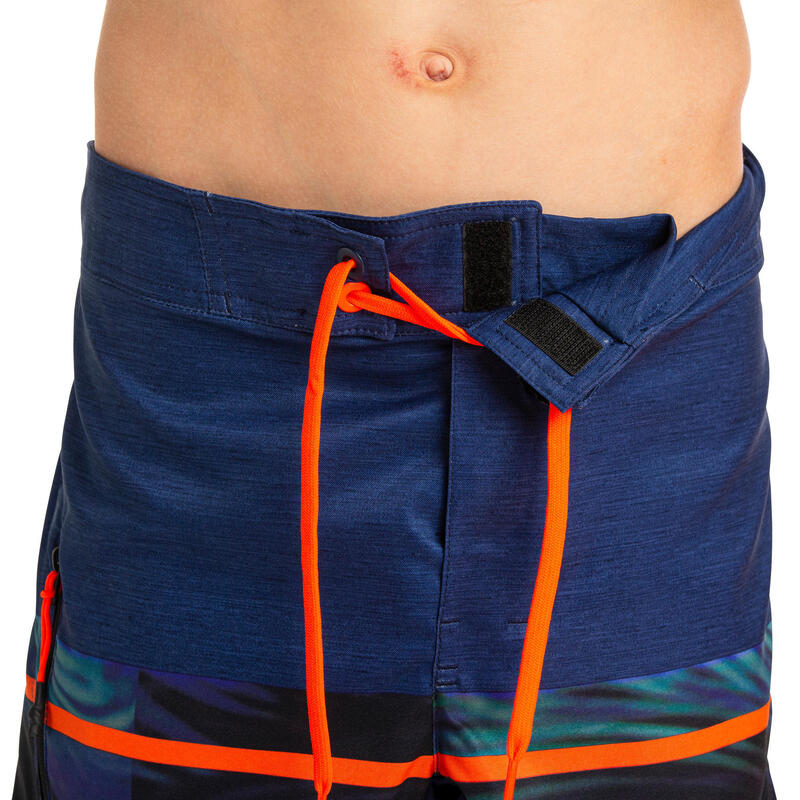 Maillot de bain Boardshort garcon 500 TWEEN ONAKA RED