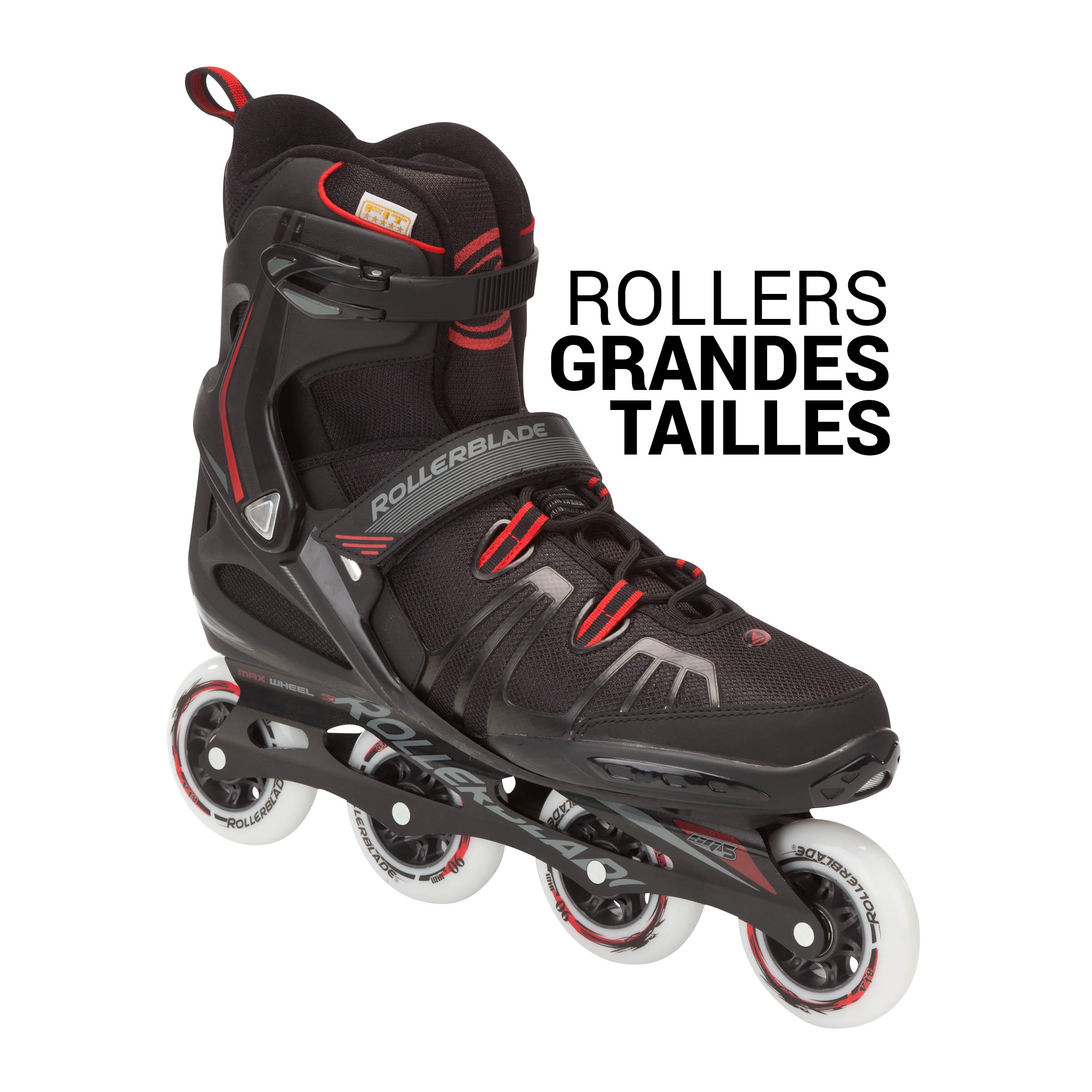 Roller fitness adulto FITNESS XL neri 11/11