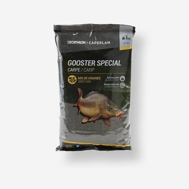 Zanęta na karpie CAPERLAN Gooster Special Carp 1 kg czarna