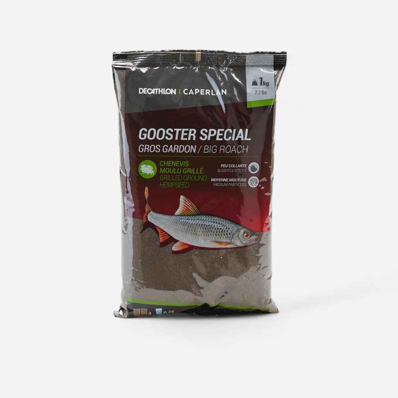 Grundfutter Gooster Special Rotauge schwarz 1 kg