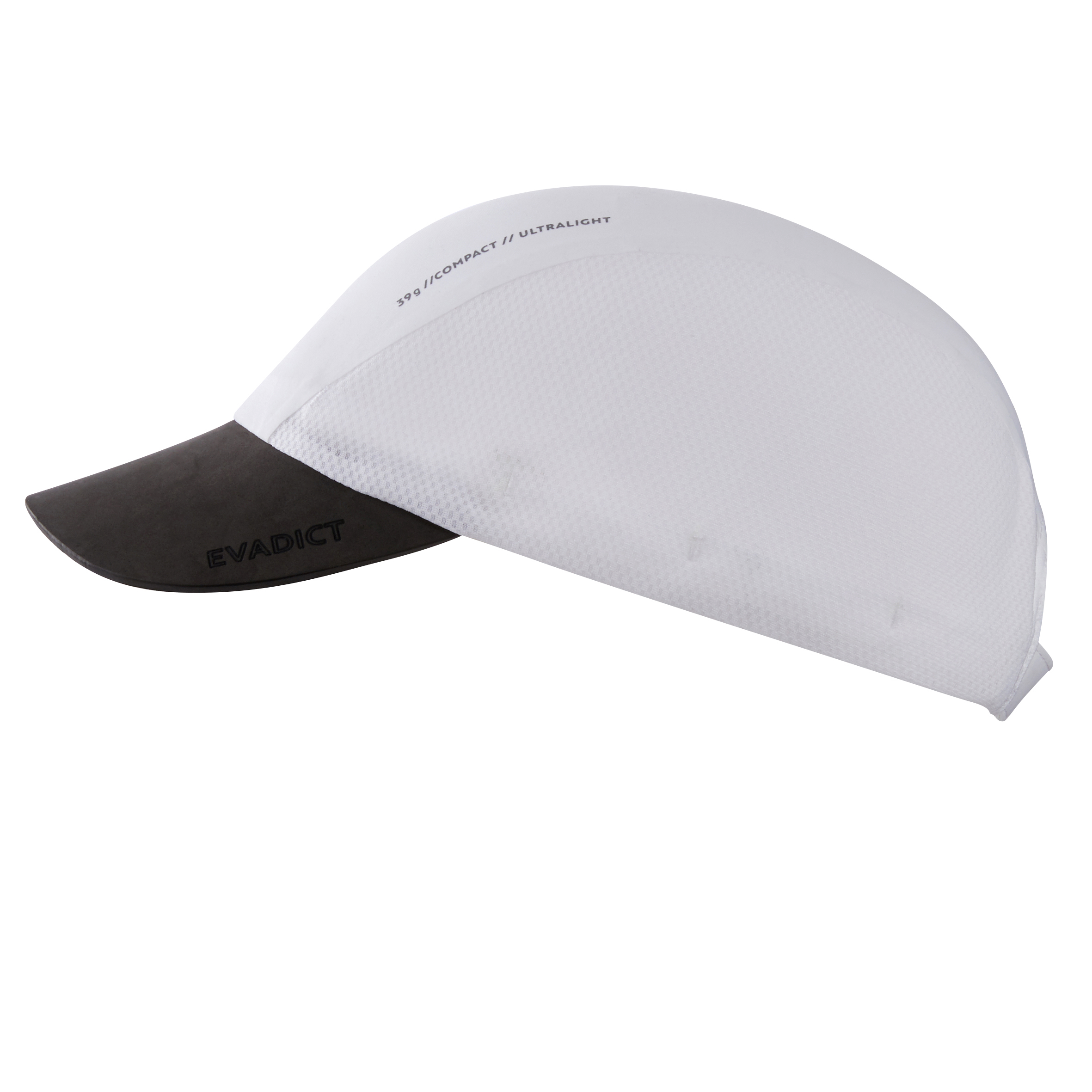 Casquette running trail Homme Femme - KIPRUN Modulable Saharienne blanche