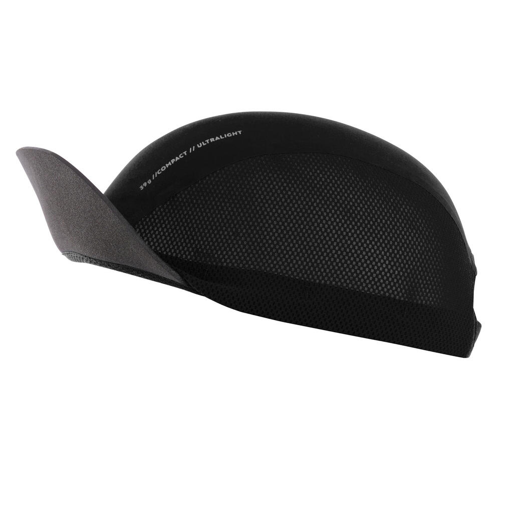 Bėgimo bekele kepurė su sprando apsauga „Desert“, juoda