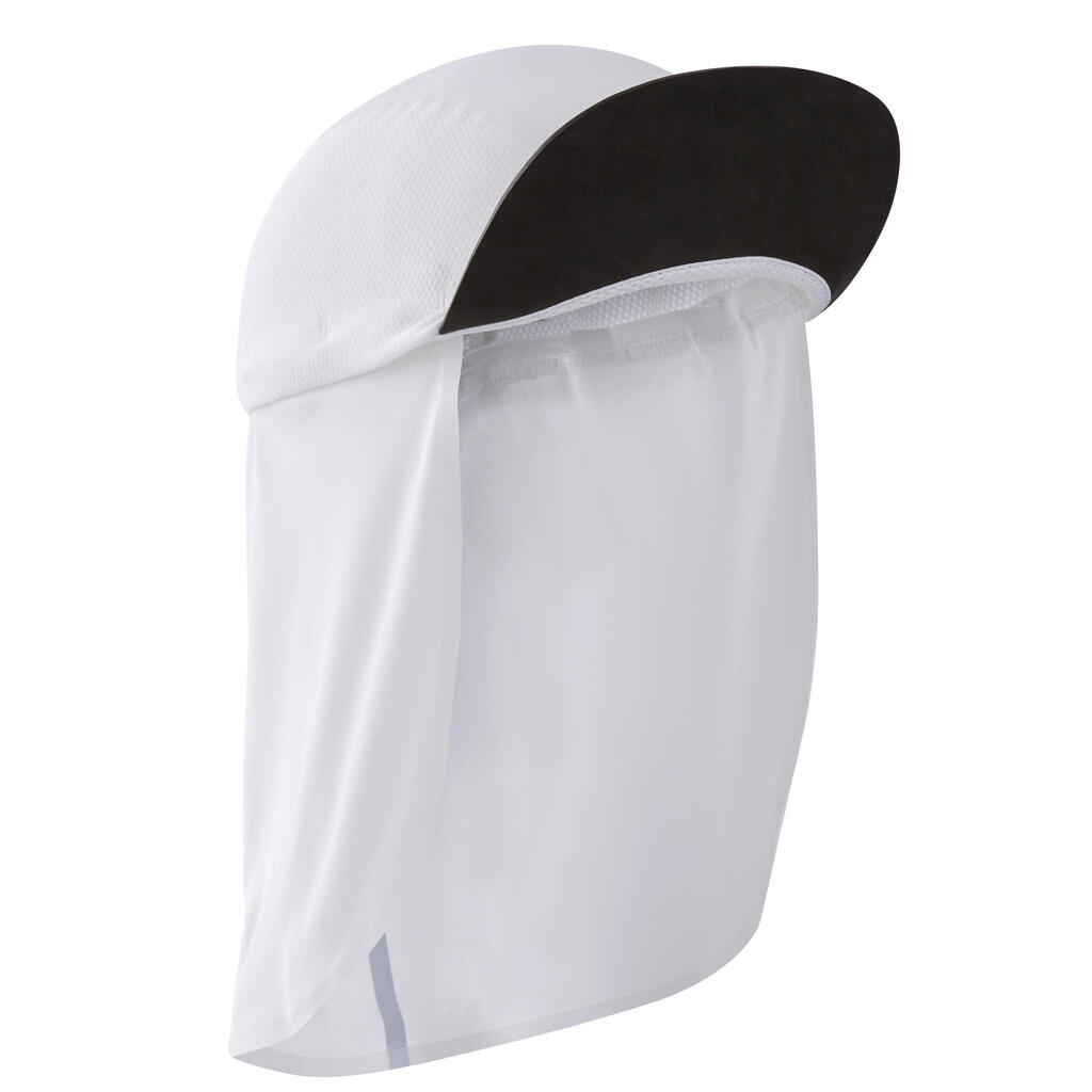 Unisex Trail Running Cap - Kiprun Flexible Desert Cap White