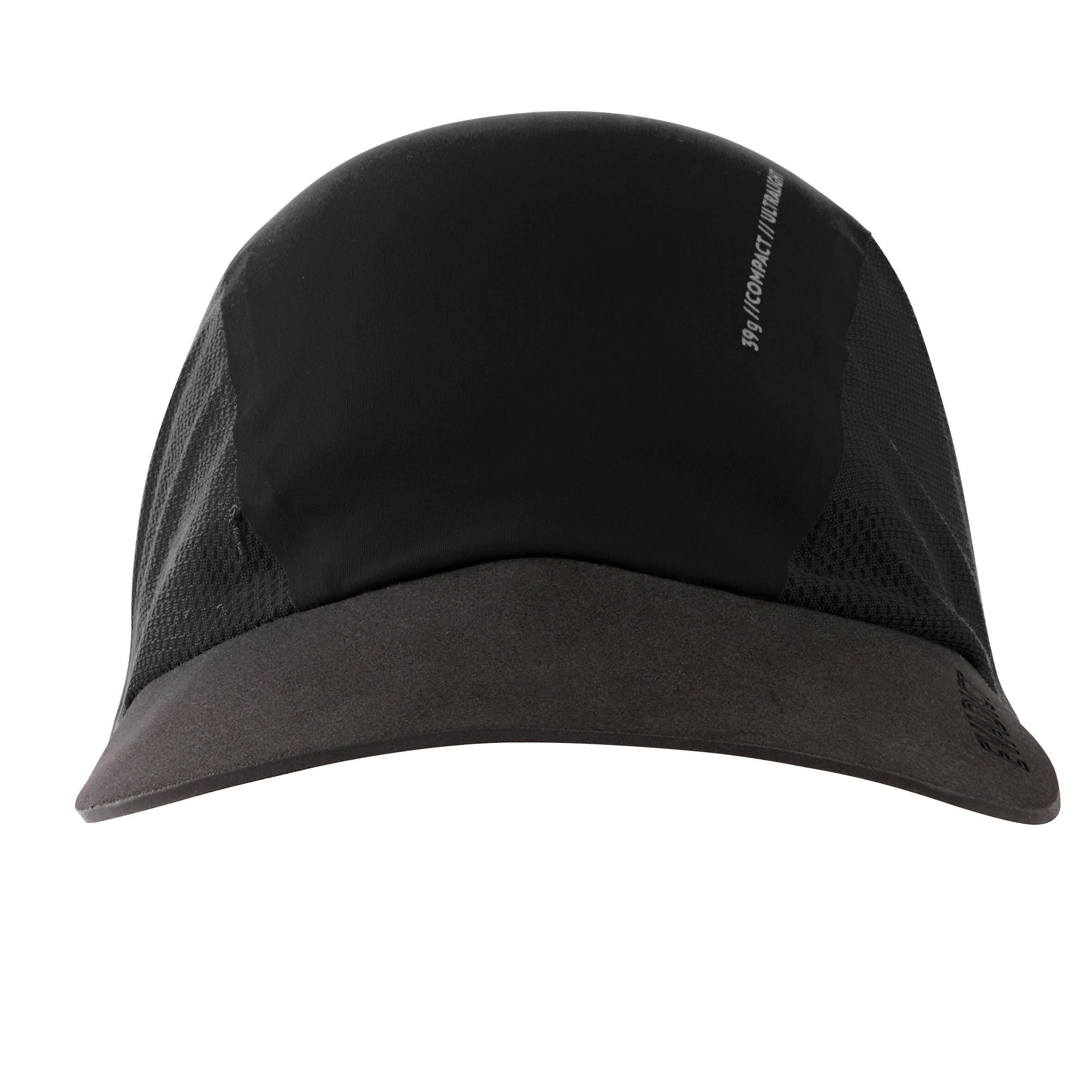 Unisex Trail Running Cap - Kiprun Flexible Desert Cap Black -  4