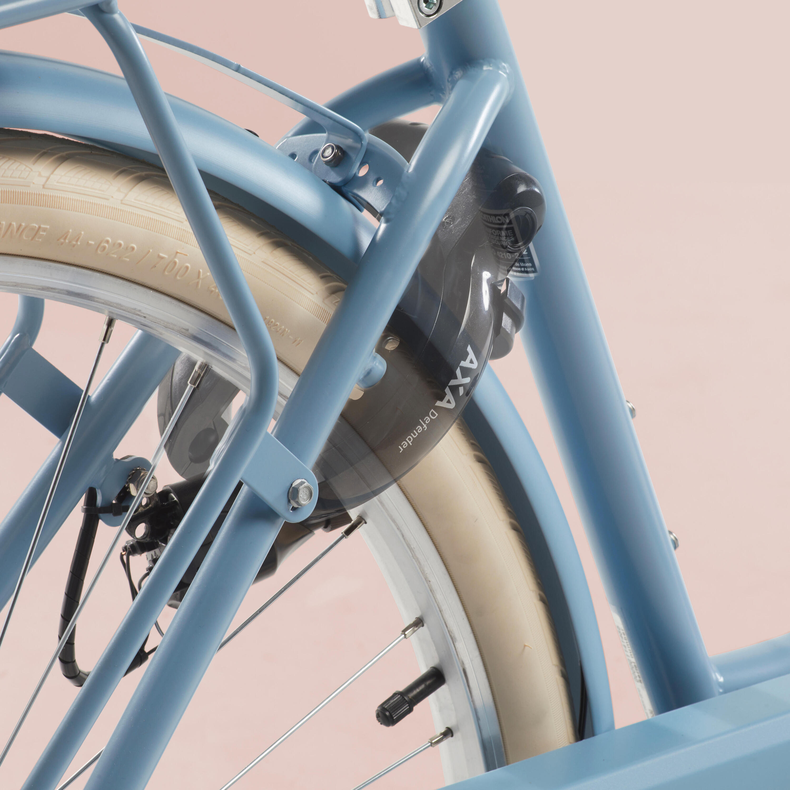 Second Hand - Bici città ELOPS 520 telaio basso blu jeans 56/68