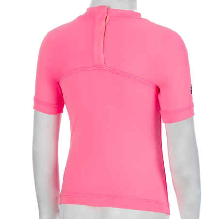 Baby UV-protection Short Sleeve T-Shirt - Pink