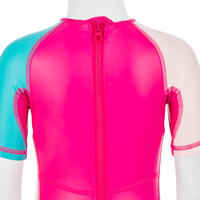 Baby UV Protection Wetsuit Kloupi - Panda Print Pink