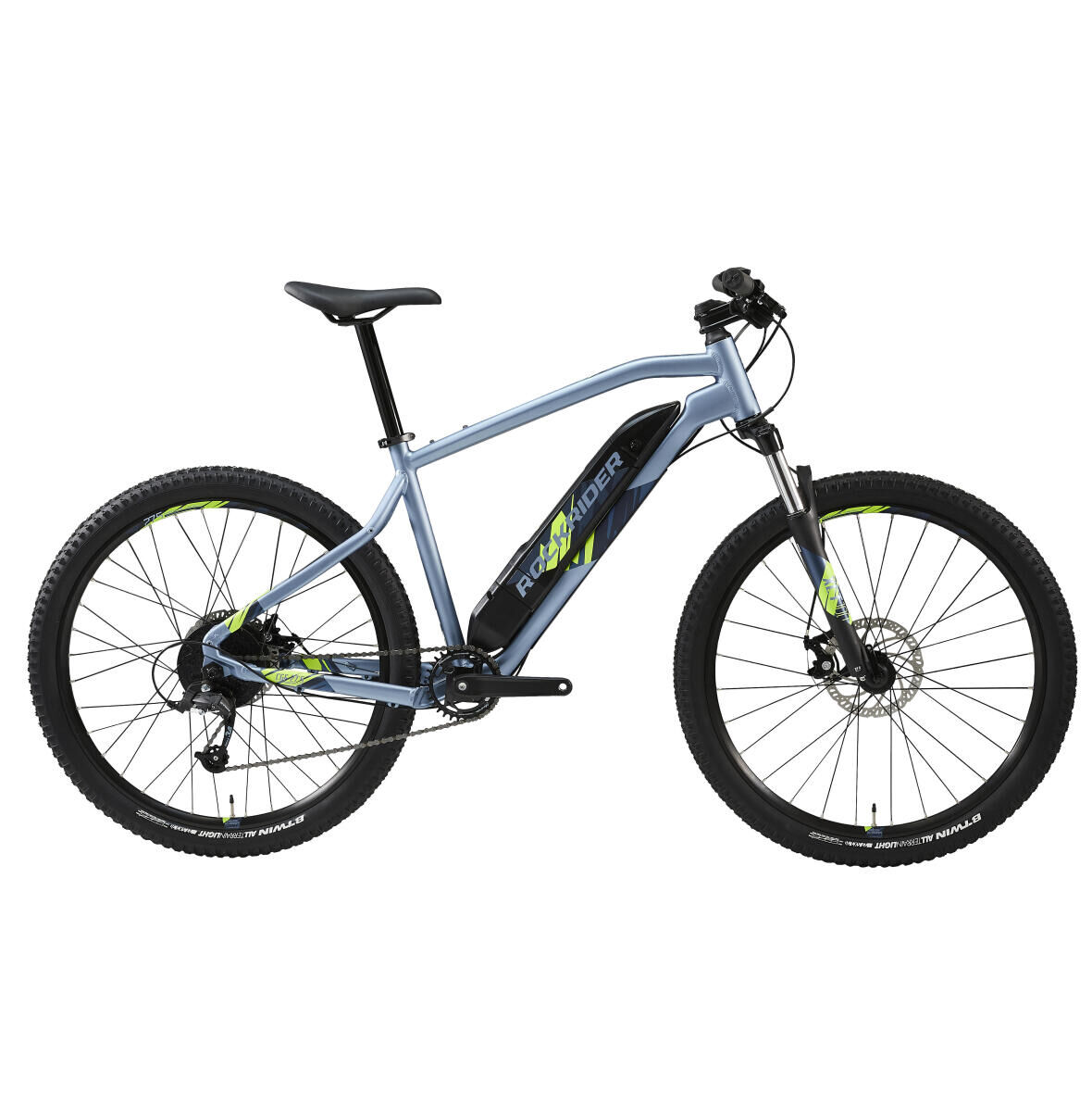 E-ST 100 ROCKRIDER ELEKTROMOS MTB KÉK