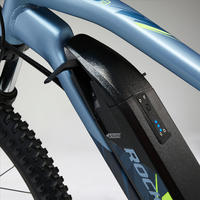 Plavi električni brdski bicikl Hardtail E-ST 100 (27,5 inča)