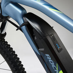 Mtb Rockrider elettrica a pedalata assistita Rockrider E-ST 100 azzurra  27,5\