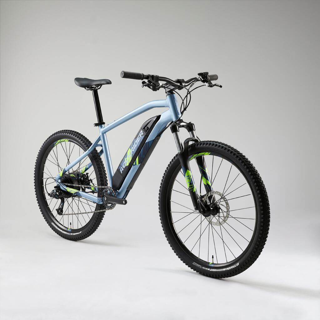 E-Mountainbike Hardtail 27,5 Zoll Rockrider E-ST 100 blau 