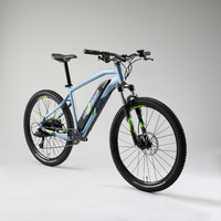 Vélo VTT électrique semi-rigide 27&#039;5&quot;, E-ST 100 BLEU