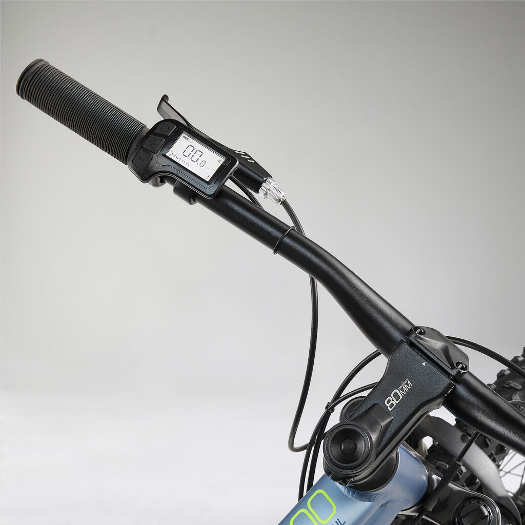 Bicicleta eléctrica de montaña azul rodada 27.5 e-st 100