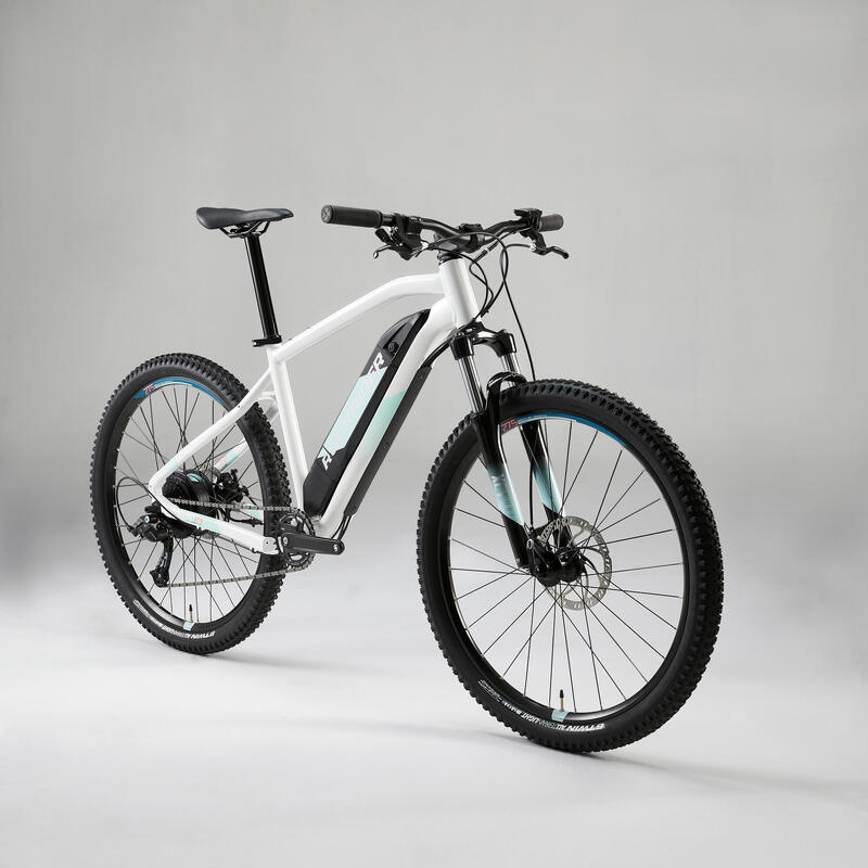 Női elektromos mountain bike E-ST 100, 27,5", fehér 