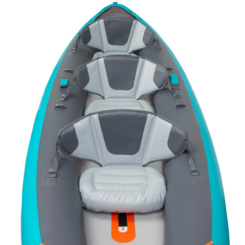 Caiac-canoe gonflabil 2/3 locuri Tribord 100+ Albastru