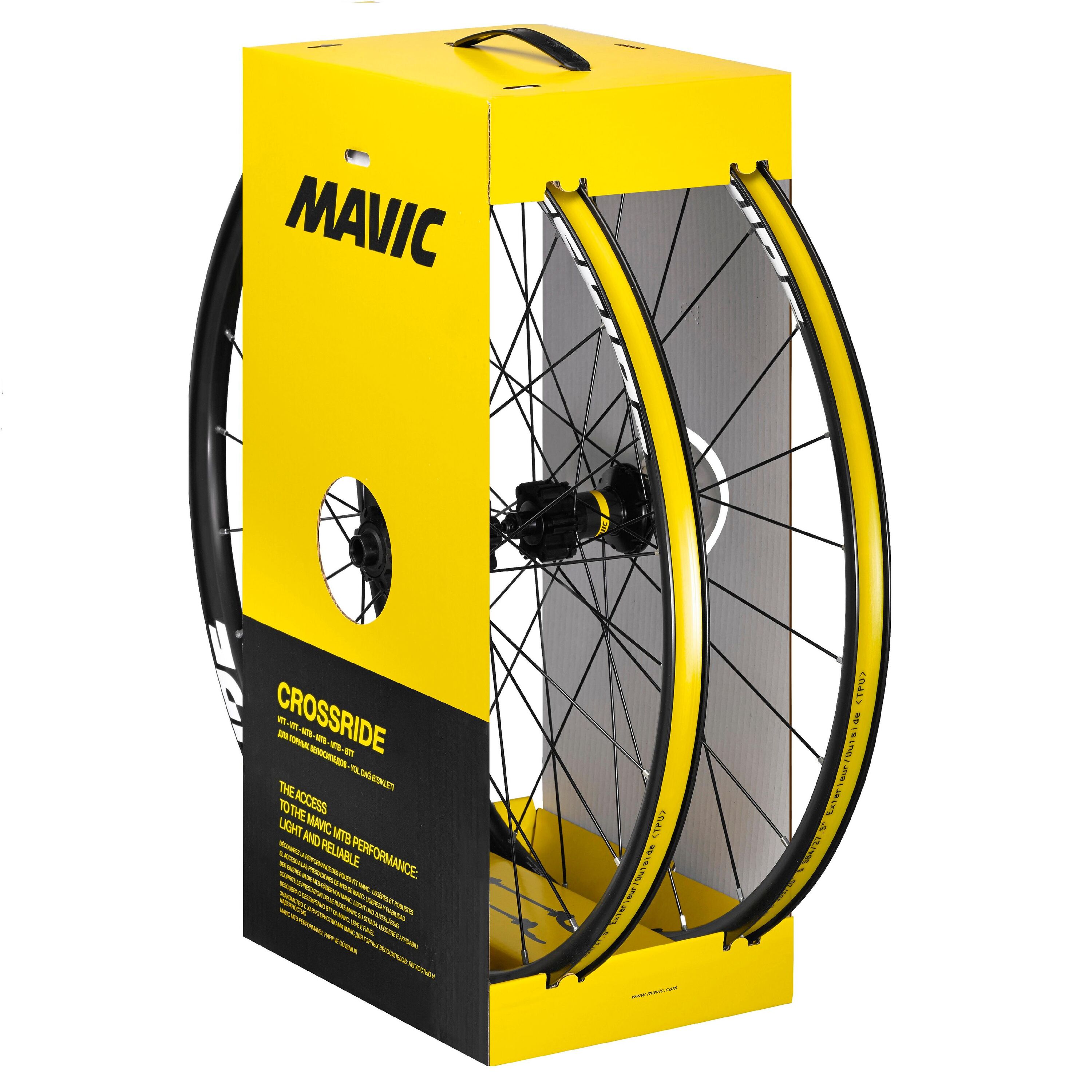 MAVIC 26" Mountain Bike Wheels Pair Crossride Disc Cassette 9x135 9x100 / 15x100