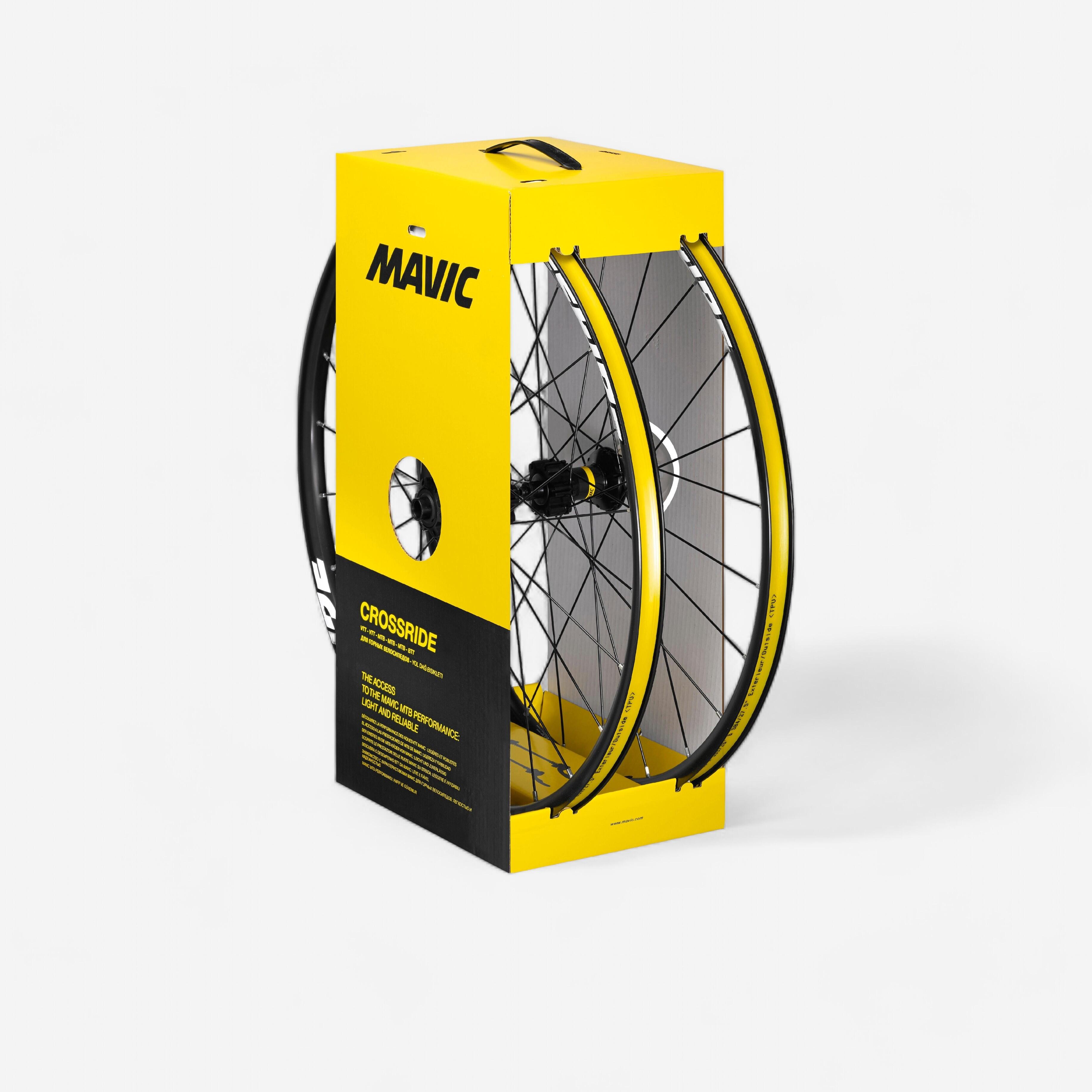 Para kół do roweru MTB 26" Mavic Crossride do tarcz/kasety 9x135/9x100/15x100 mm