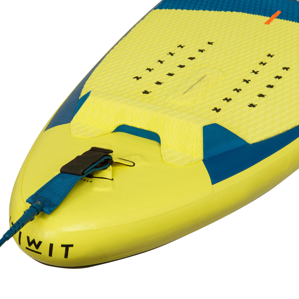 INFLATABLE STAND-UP PADDLEBOARD SURFING LONGBOARD 500 10’ 140 L BLUE